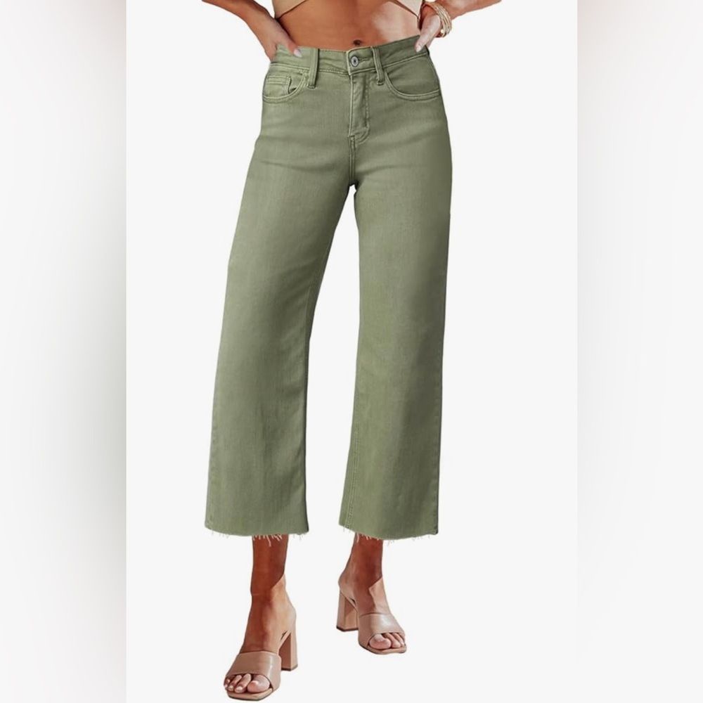 Allimy Wide-Leg Capri Jeans Size 6